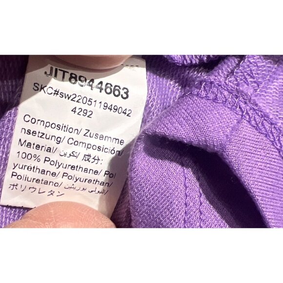 Shein Womens Long Sleeve Purple Shirt Button-Up Collar Size M - Picture 7 of 7